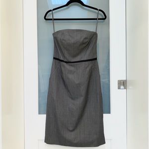 NWT Banana Republic Monogram Dress (Charcoal) Sz 4